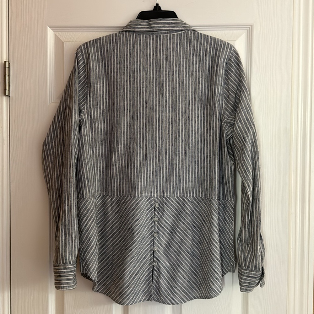 Lucky Brand striped button down shirt - Picture 2 of 6